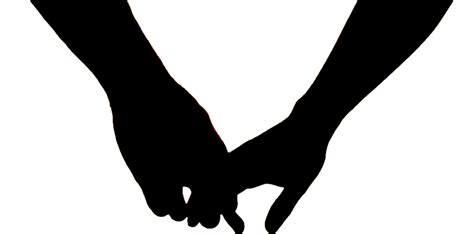 Holding Hands Silhouette - Cliparts.co