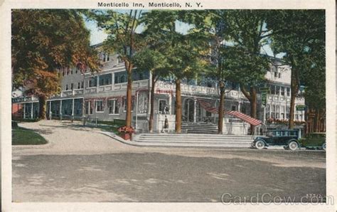 Monticello Inn New York Postcard