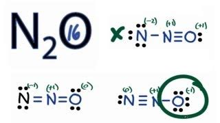 N2o Lewis Structure Most Stable - Draw Easy