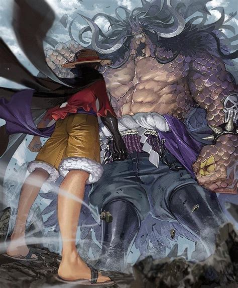 luffy VS kaido | One Piece | Know Your Meme One Piece Fan Art, One ...