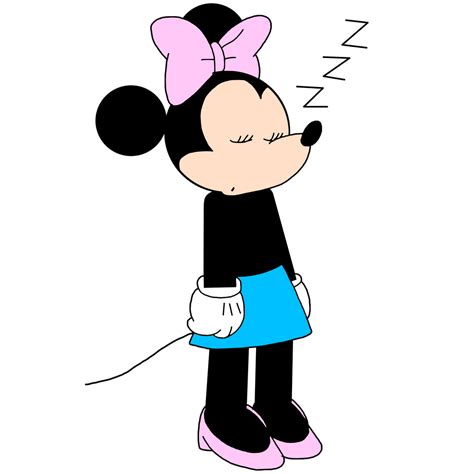 Minnie sleeping standing by MarcosPower1996 on DeviantArt