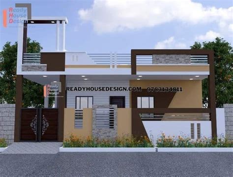 single floor house elevation design