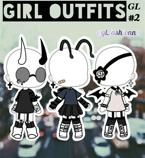 ☠️☠️Bad Girl Gacha Life Outfit☠️☠️ in 2020 | Character outfits, Mean ...