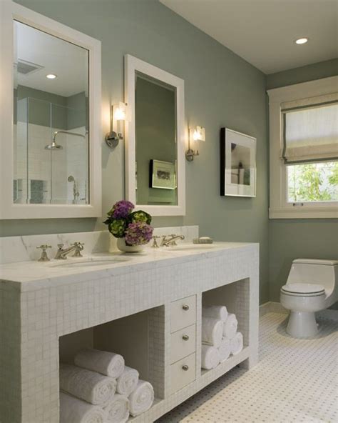 sage green bathroom ideas - Colby Curran