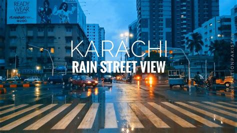 Karachi City Rain Street View Drive - Expedition Pakistan - YouTube