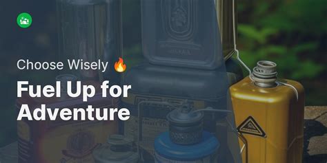 Backpacking Stove Fuel Types: A Comprehensive Guide to Making the Right ...