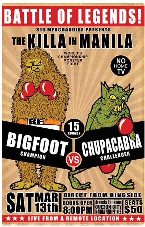 Bigfoot vs Chupacabra | Bigfoot humor, Bigfoot, Underground comic