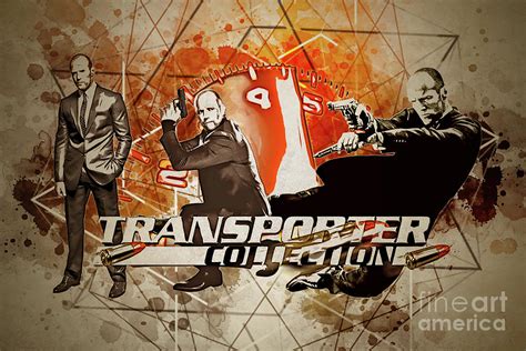 Mo4003 The Transporter Collection Horizontal Movie Poster Digital Art ...