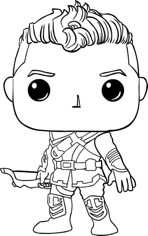 Coloring Pages Funko POP. Print Popular Character Figures