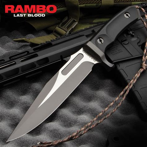 Rambo Last Blood Bowie Knife With Sheath