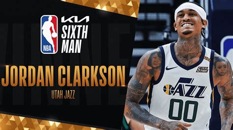 Jordan Clarkson Wins #KiaSixth Man of The Year! | 2020-21 NBA Season ...