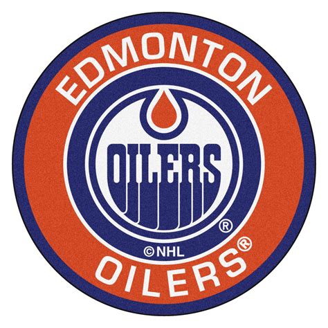 NHL - Edmonton Oilers Roundel Mat 27" diameter in 2020 | Edmonton ...