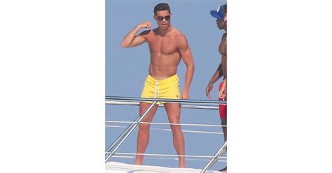 Cristiano Ronaldo Dancing on a Yacht in Saint-Tropez Photos | POPSUGAR ...