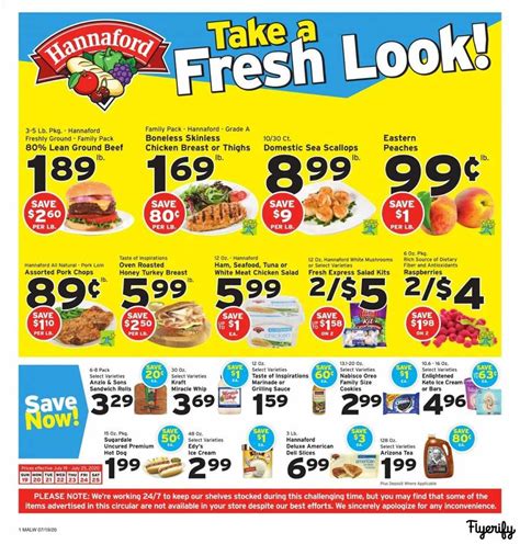 Hannaford Supermarkets Flyers