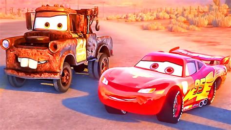 Lightning McQueen asks for help from Tow Mater - YouTube