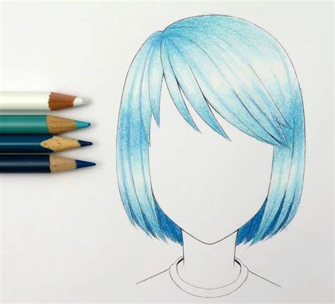 Coloring Hair with Colored Pencils | Anime Art Amino