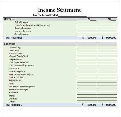 Free Employee Earnings Statement Template 6 Free In E Statement ...