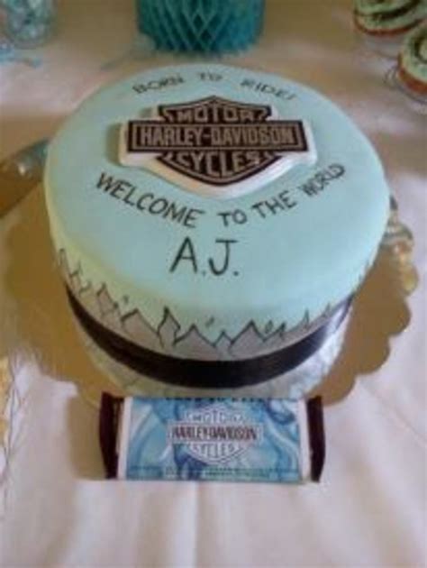 Harley Davidson Baby Shower - CakeCentral.com