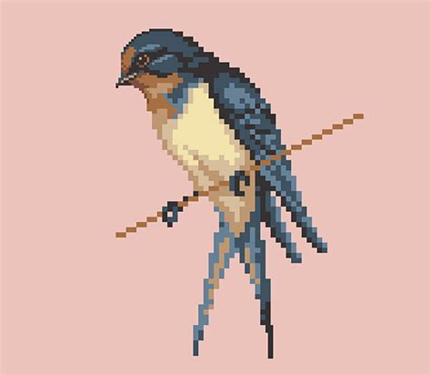 Pixel Art - Birds :: Behance