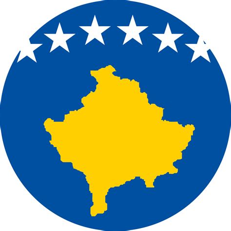 Circle flag of Kosovo. 11571461 PNG