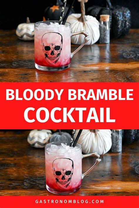 Bloody Bramble Cocktail - Mary Sanderson - Gastronom Cocktails