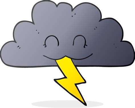 cartoon storm cloud 12157010 Vector Art at Vecteezy