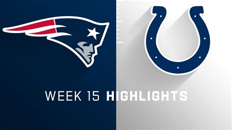 New England Patriots vs. Indianapolis Colts highlights | Week 15