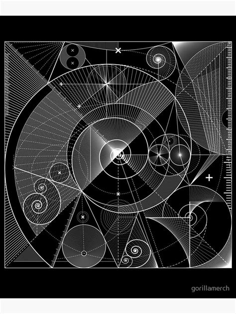 "Fibonacci Sequence, Spiral, Sacred Geometry Design" Poster for Sale by ...