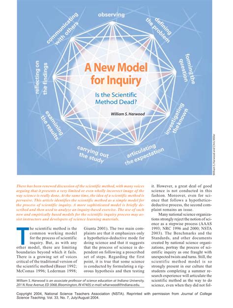 (PDF) A New Model for Inquiry