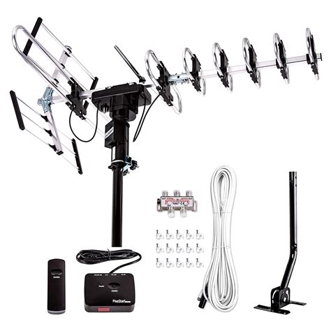 Five Star Outdoor HD TV Antenna Strongest Up to 200 Miles Long Range ...