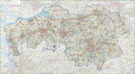 North Brabant road map - Ontheworldmap.com