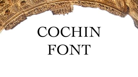 Cochin Font Free Download