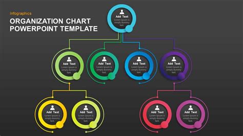 Simple Organizational Chart Template for PowerPoint and Keynote