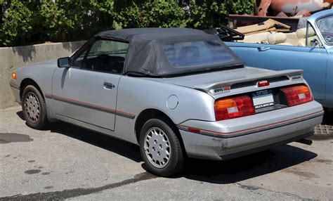 1991 Mercury Capri Base - Convertible 1.6L Manual