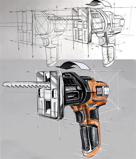 Industrail Design Sketch & Marker Rendering Tutorial on Behance ...