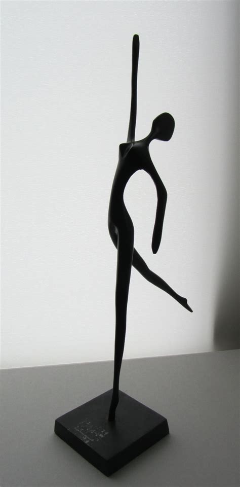 Ballerina skulptur i brons Design Bodrul Khalique Ikea Retro figurin ...