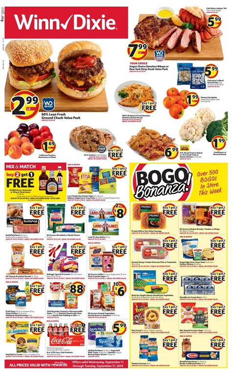 Winn-Dixie Weekly Ad Sep 11 – Sep 17, 2019