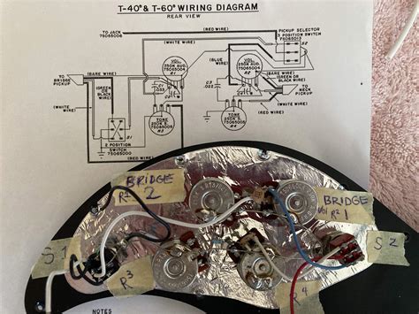 Wiring on a Peavey T-40 bass | TalkBass.com