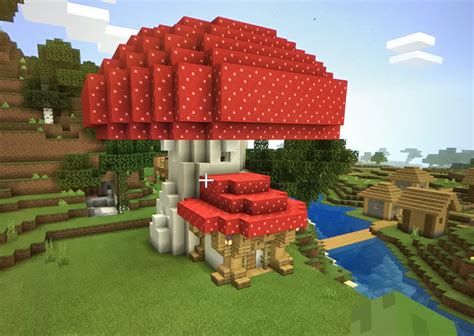 Minecraft Mushroom Buildings