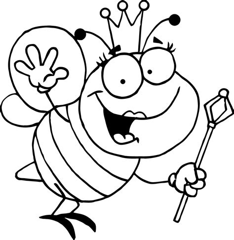 Free Printable Bumble Bee Coloring Pages For Kids