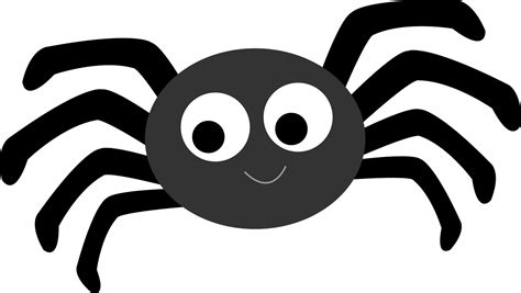 Spider clipart black and white free clipart images – Clipartix