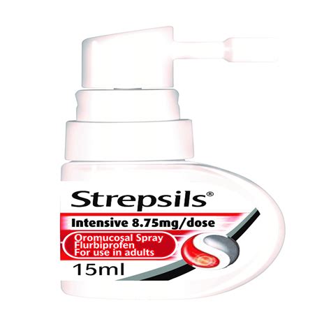 Strepsils Intensive 8.7mg/dose Oromucosal Spray Flurbiprofen 15ml