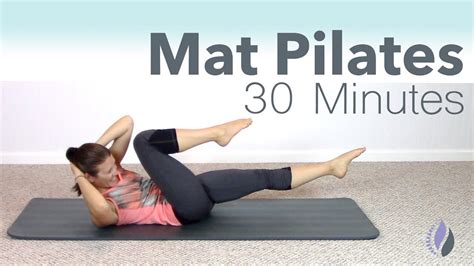 30 Minute Mat Pilates Workout - YouTube