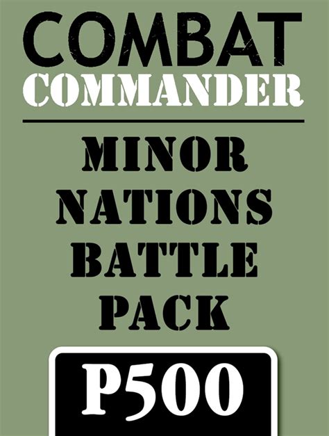 GMT Games - Combat Commander BP #8: Minor Nations