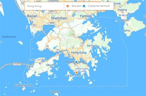 Location of the port of Hong Kong Source:... | Download Scientific Diagram