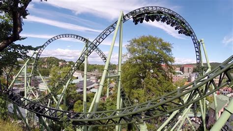 TPR Rides Helix Roller Coaster POV at Liseberg Sweden - YouTube