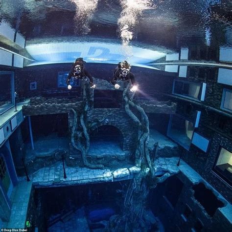 World's deepest pool opens in Dubai: 196ft-deep 'underwater city ...