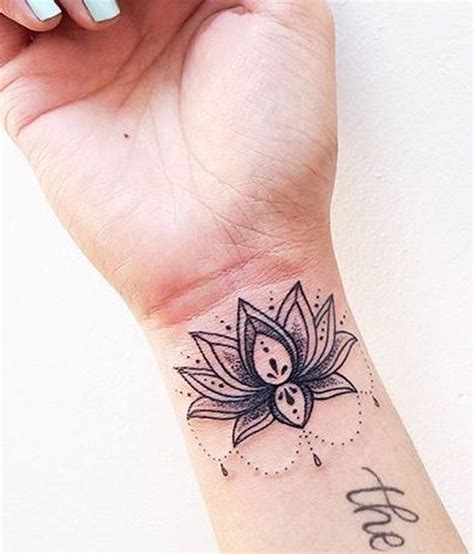 Best Small Wrist Small Lotus Flower Tattoo Download