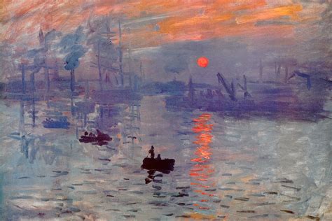 Claude monet impressionist paintings Impression Sunrise - velolity