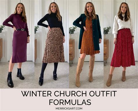 4 Winter Church Outfits - Merrick's Art